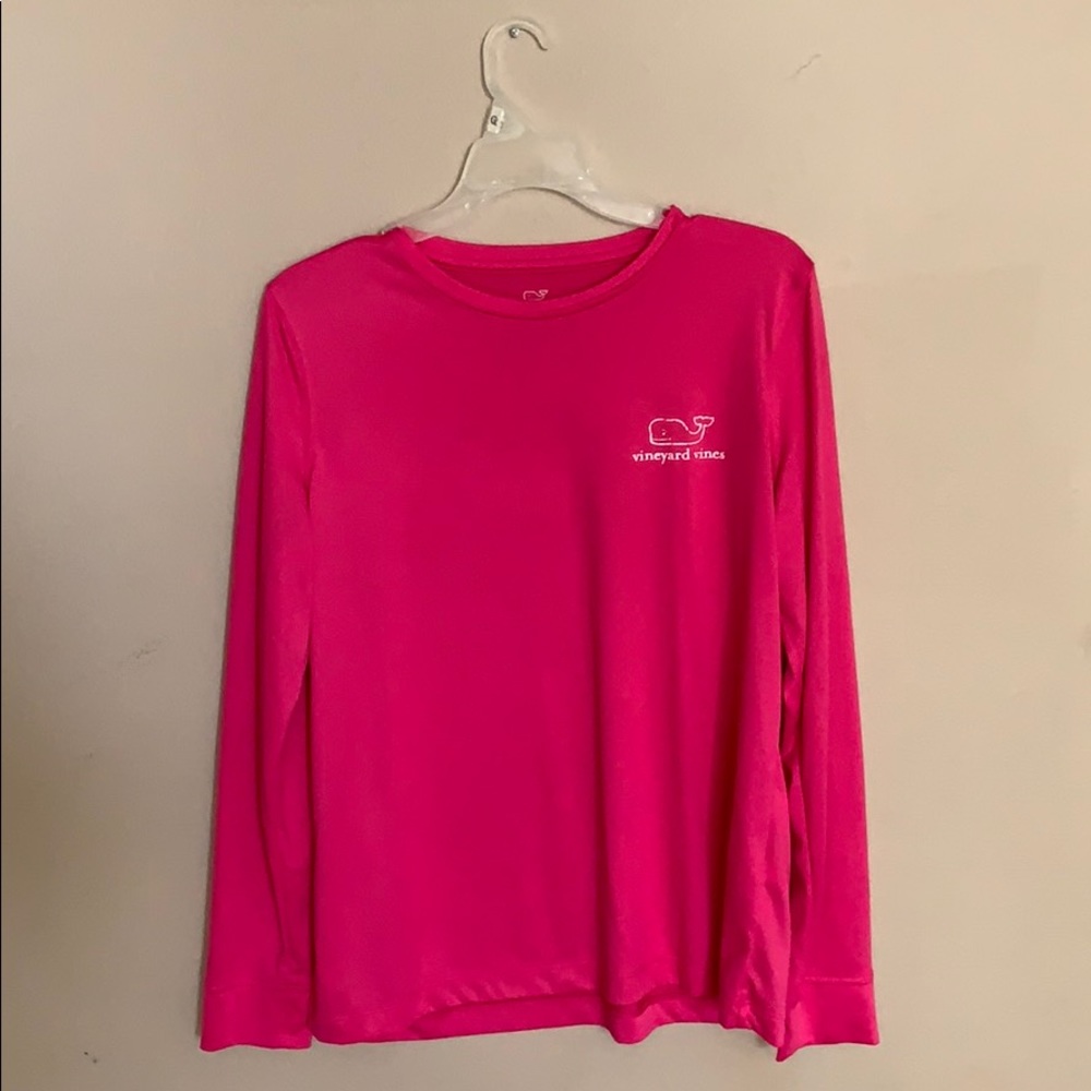 Hot Pink Dri-Fit Vineyard Vines Long-sleeve